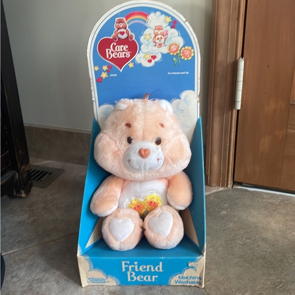 Care Bears 1980s Friend Bear with original box